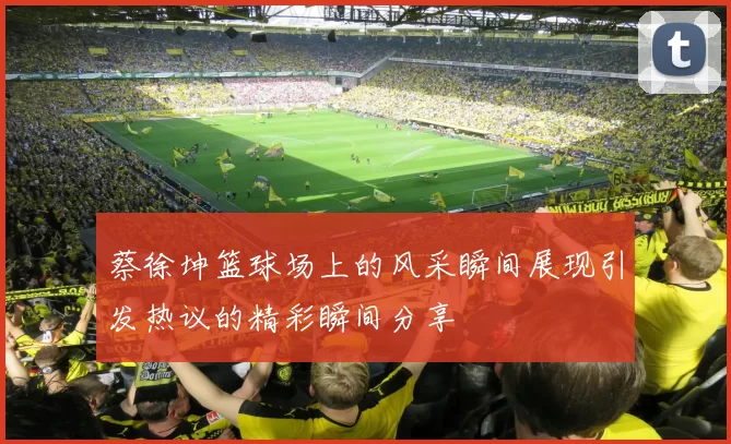 蔡徐坤篮球场上的风采瞬间展现引发热议的精彩瞬间分享